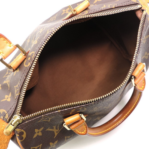 LOUIS VUITTON Speedy 25 Women's Handbag M41109 Monogram Monogram/Brown - Picture 6 of 9